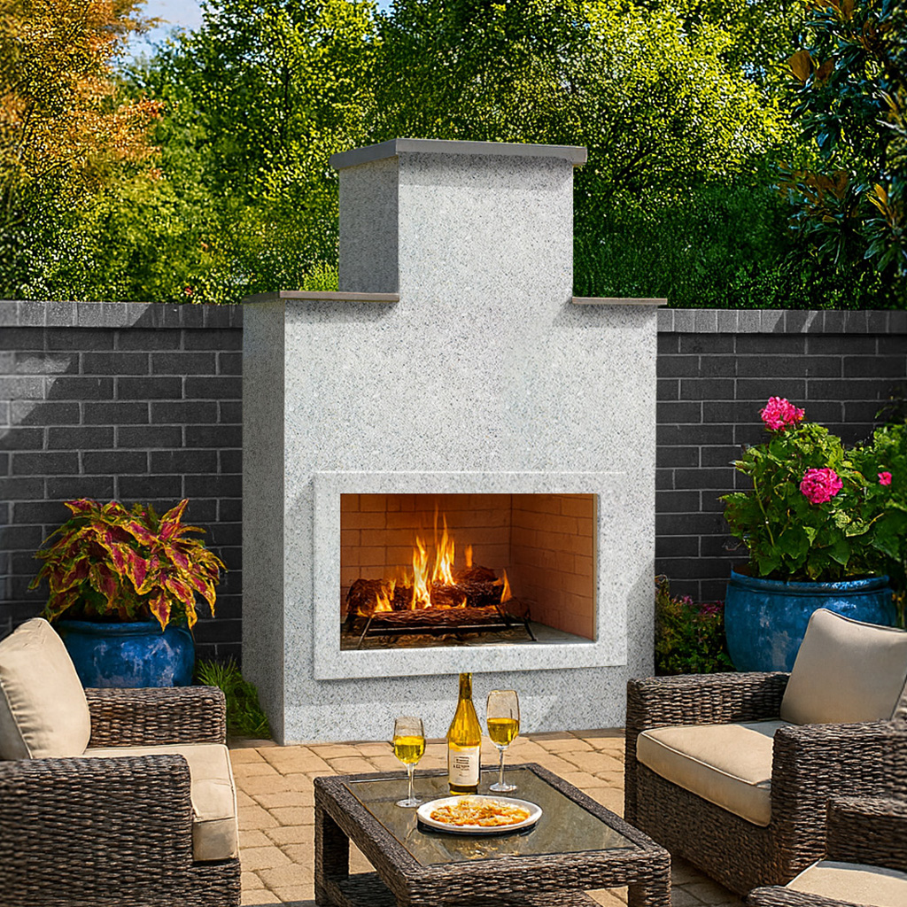 INDIO - Contemporary Outdoor Gas Fireplace