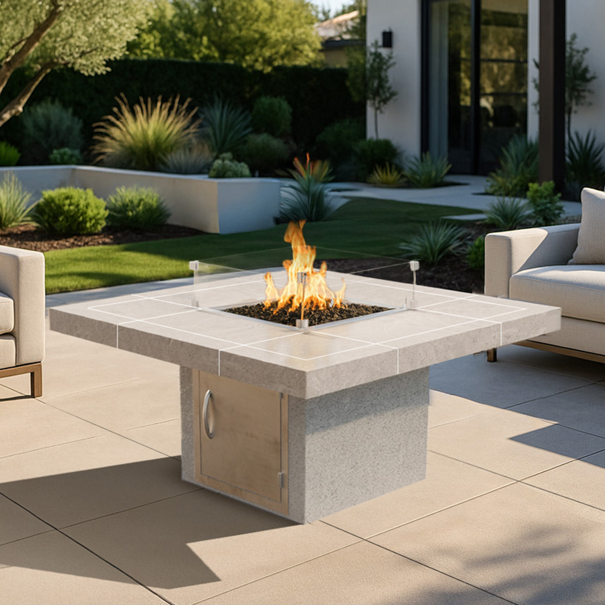 Sedona – Modern Outdoor Gas Fire Pit