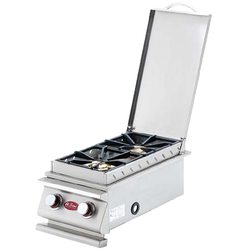 calflame bbq grills islands for sale Deluxe Double Side Burner